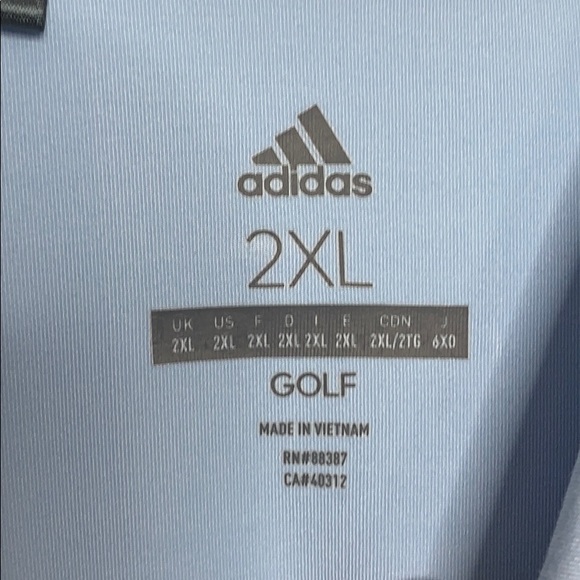 Adidas plus size golf polo shirt - Picture 5 of 6